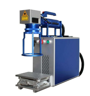 Máquina de marcação a laser de fibra portátil pequena 20 W gravadora a laser compacta para metal