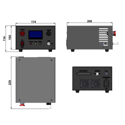 Laser ajustável de comprimento de onda de 403 a 658 nm Laser ajustável de Ti:Safira de 770 a 840 nm
