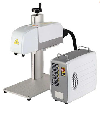 Máquina de marcação a laser de fibra 3D 50W para superfície curvada de metal de aço inoxidável