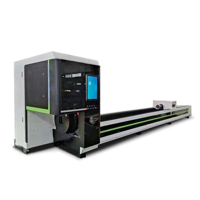 Máquina de corte a laser de tubo de tubo 1070nm Comprimento de onda 1KW - 3KW Cortador a laser de fibra