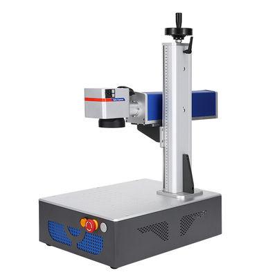 30W Mini Fiber Laser Marking Machine portátil para o gravador do metal