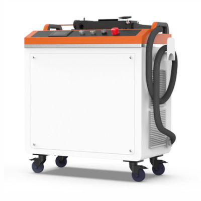 Máquina automática de limpeza a laser pulsado de 100W 300W para ferrugem local da superfície do metal
