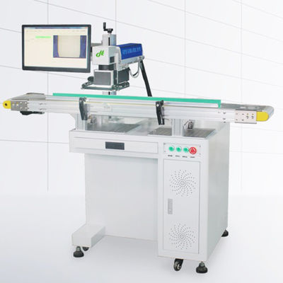 Posicionamento visual máquina de marcação a laser online, rastreamento automático