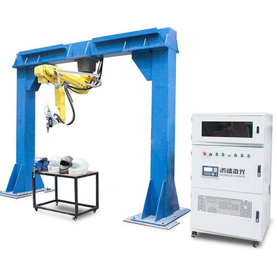 Raycus Laser Source 6 Axis 3D Robot Laser Cutter uso para capacete de fibra de vidro, capacete de fibra de carbono, capacete Kevlar etc.